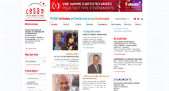 Desktop Screenshot of cesam-international.com